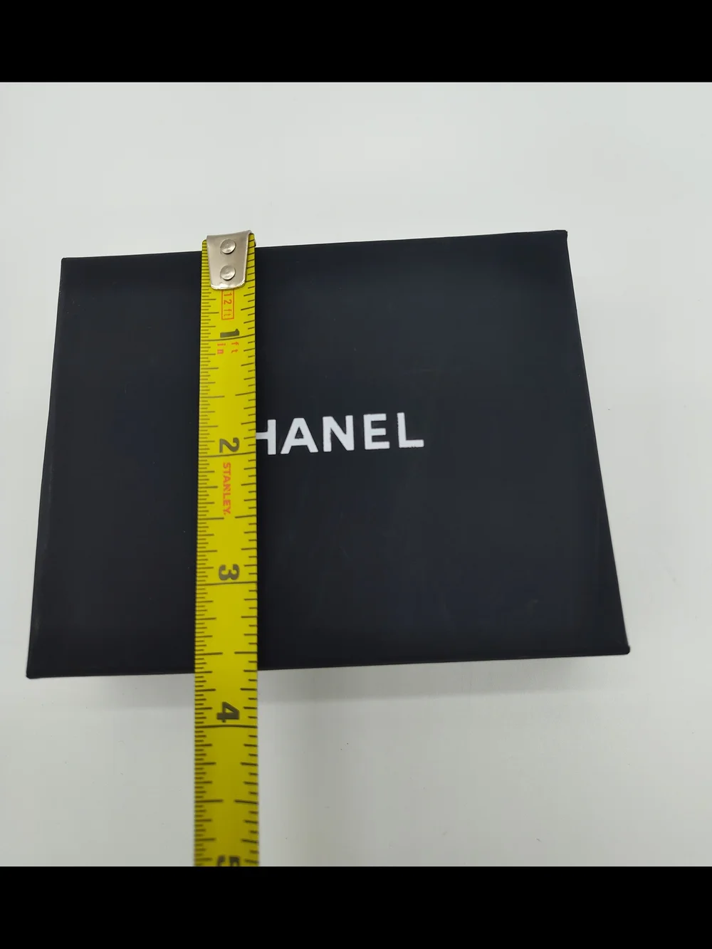 CHANEL Presentation Box Dust Bag Camellia Ribbon Gift Packaging Set Black EUC